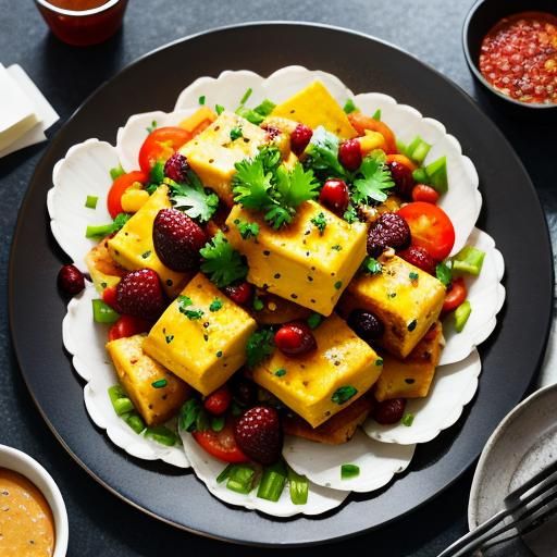 Colorful Food Items Generated by AI