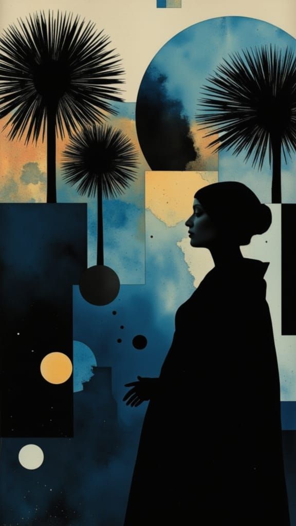 Ethereal Whispers in Copper and Azure