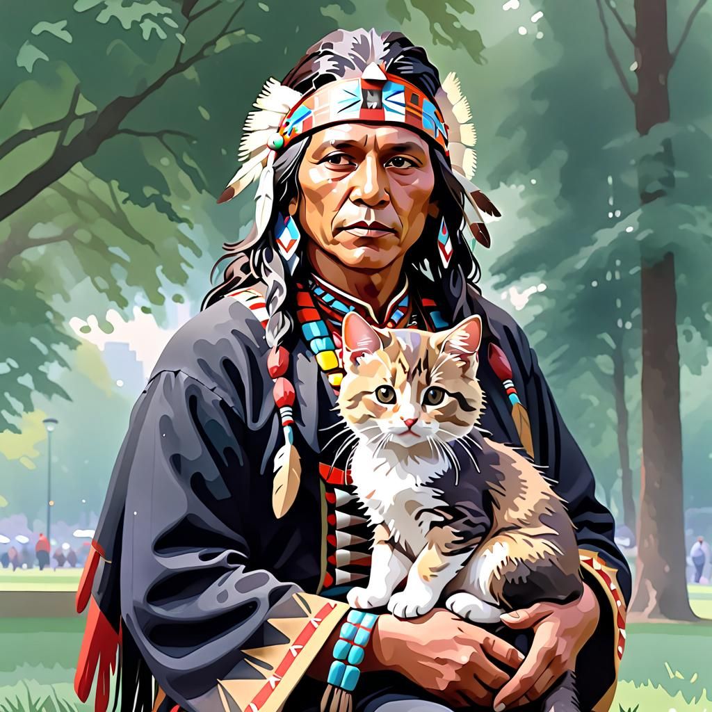 City Kitty #30 - Chief Seattle