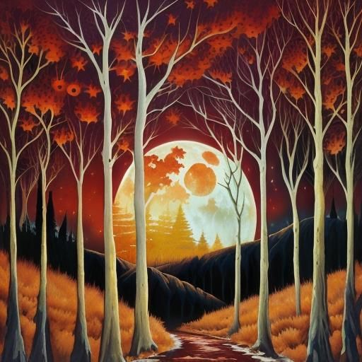 Dracula's Castle: A Cinematic Horror Illustration