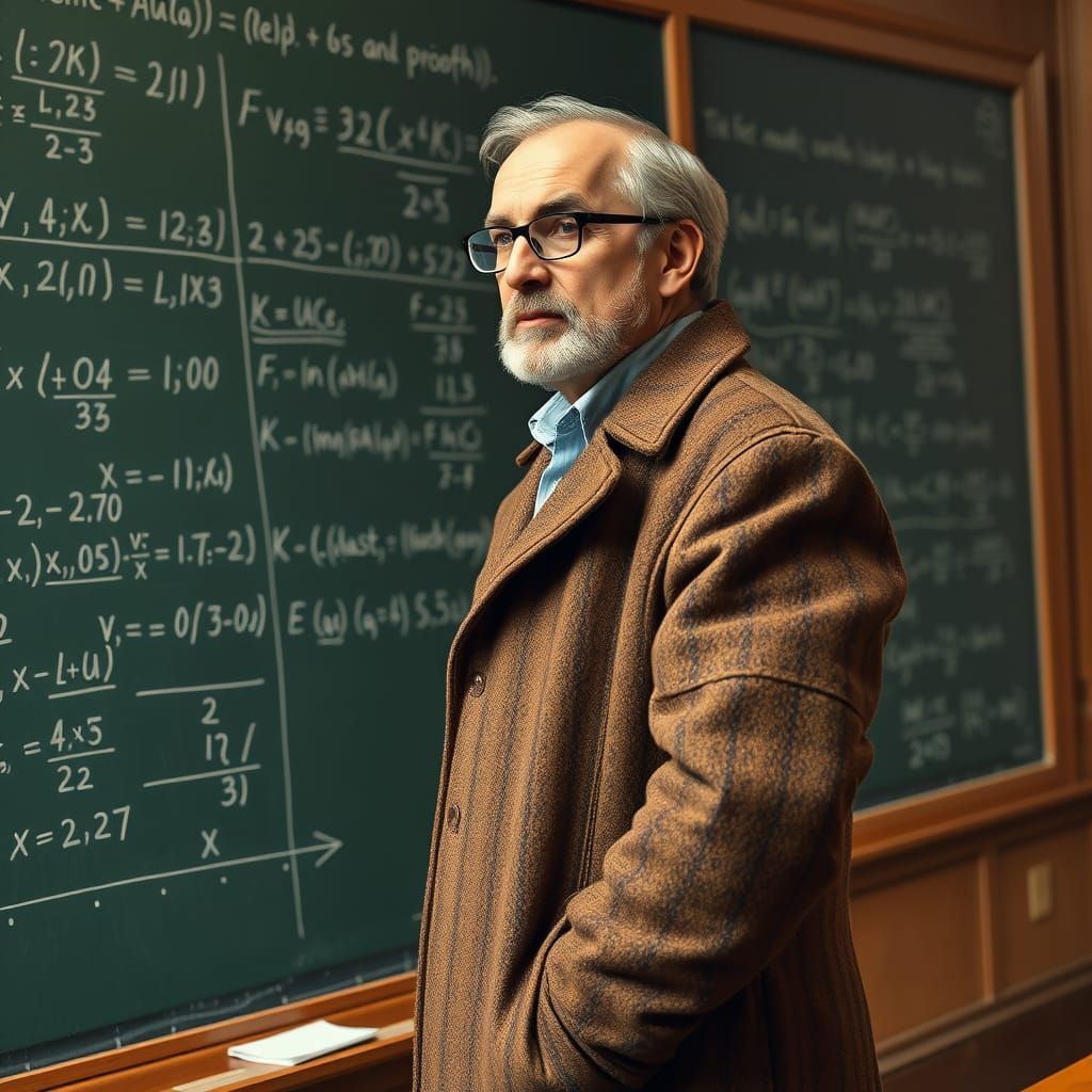 Mathematical Genius Lost in Thought