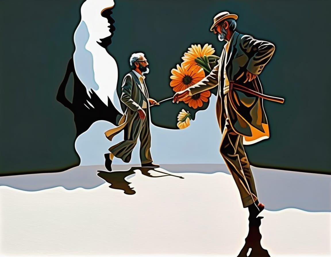 Victorian Queen Conversing with Friends