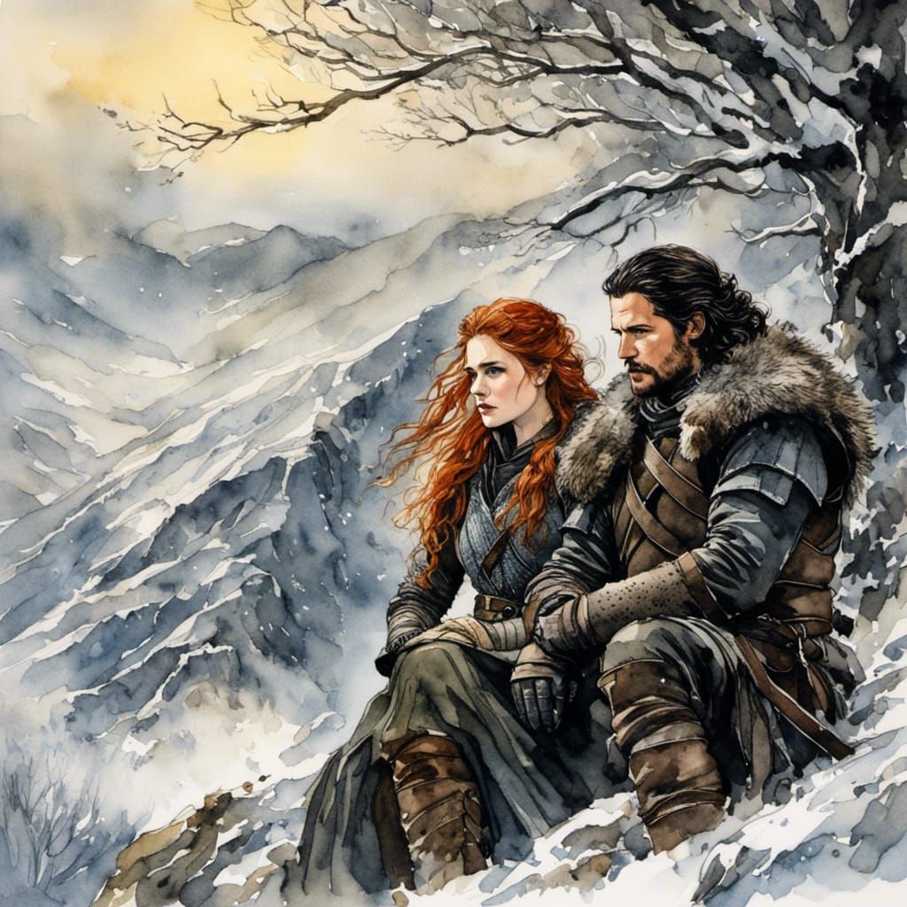 Jon Snow and Ygritte