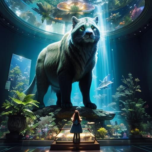 Museum Holograms Display Saving Earth's Ecosystems