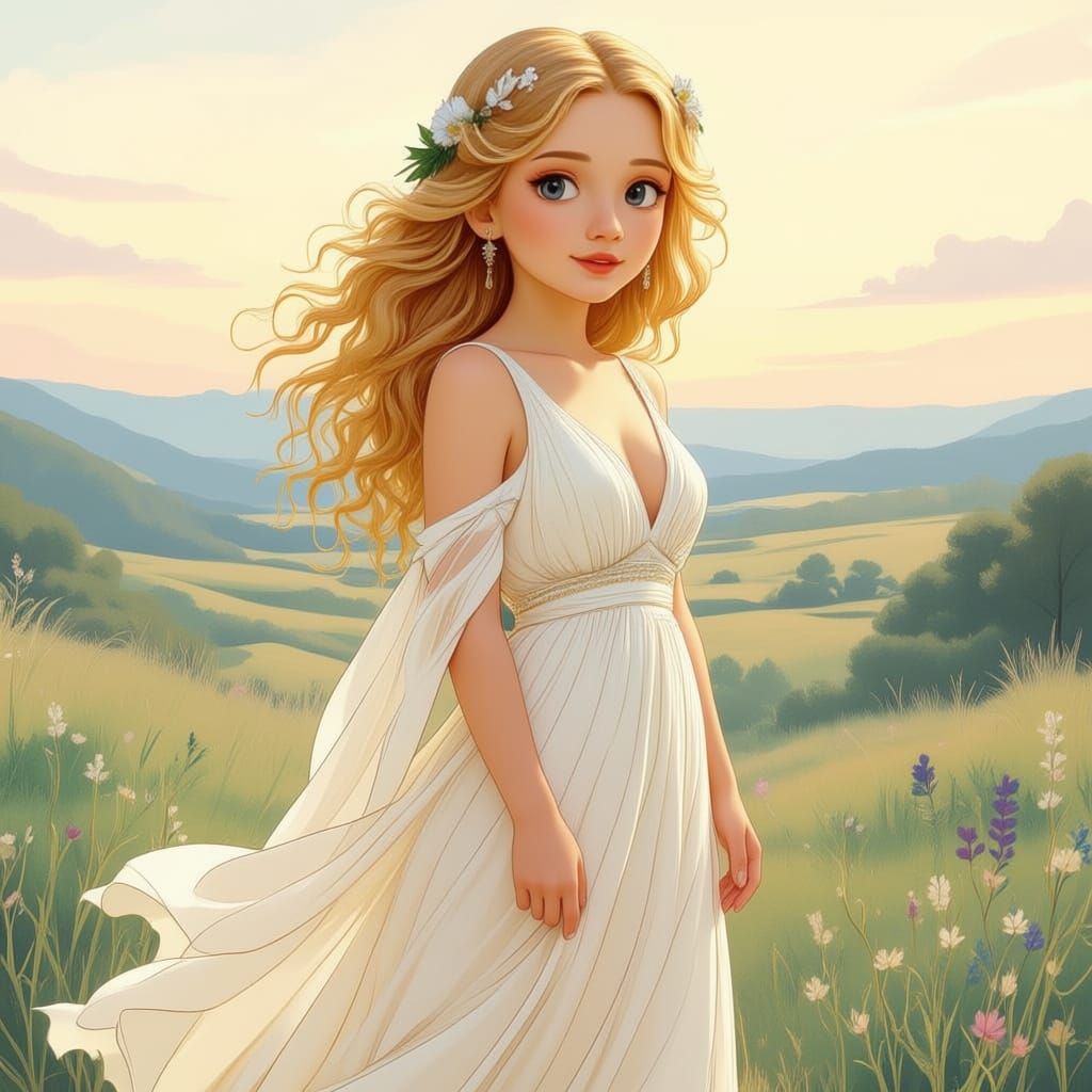 Abstract Nude Figure