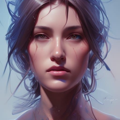 Detailed Portrait with Dynamic Lighting