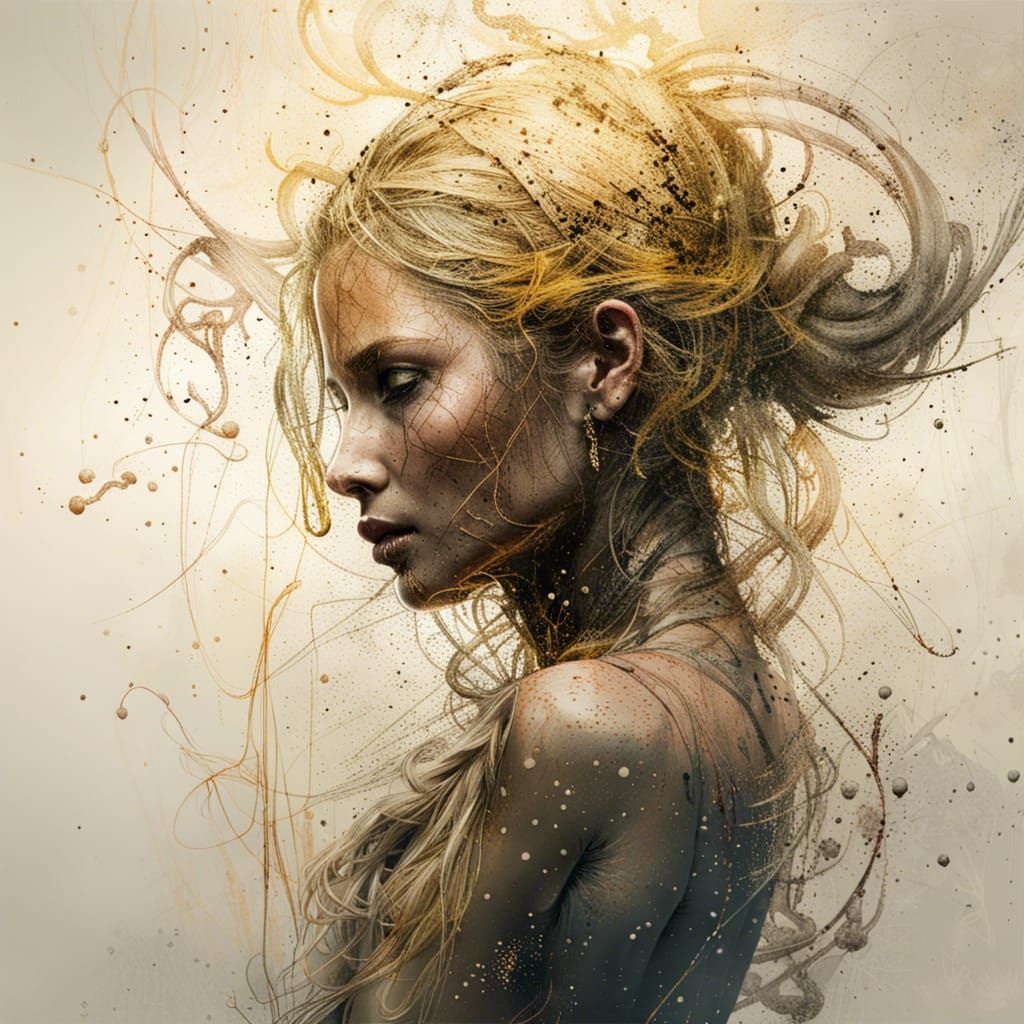 Cobra Dissolving: Detailed Digital Art