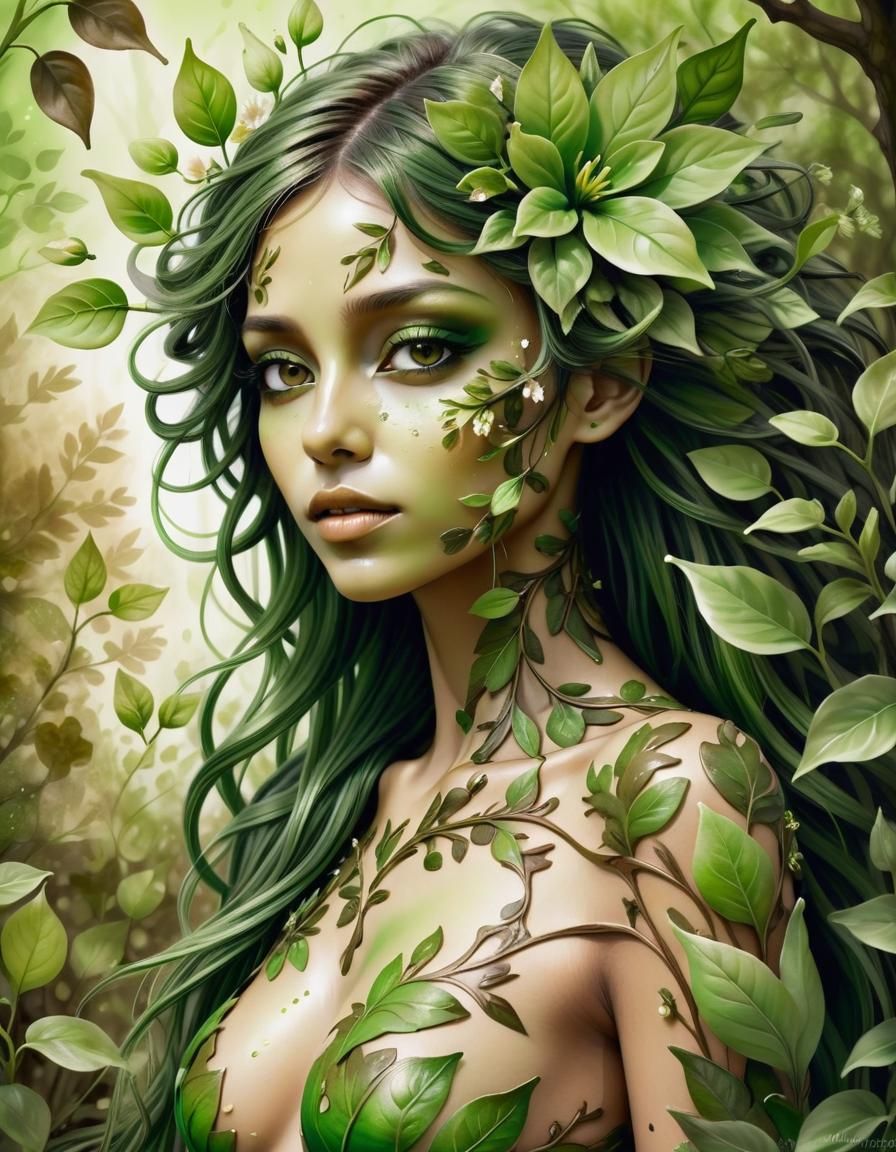 The color green: the last dryad