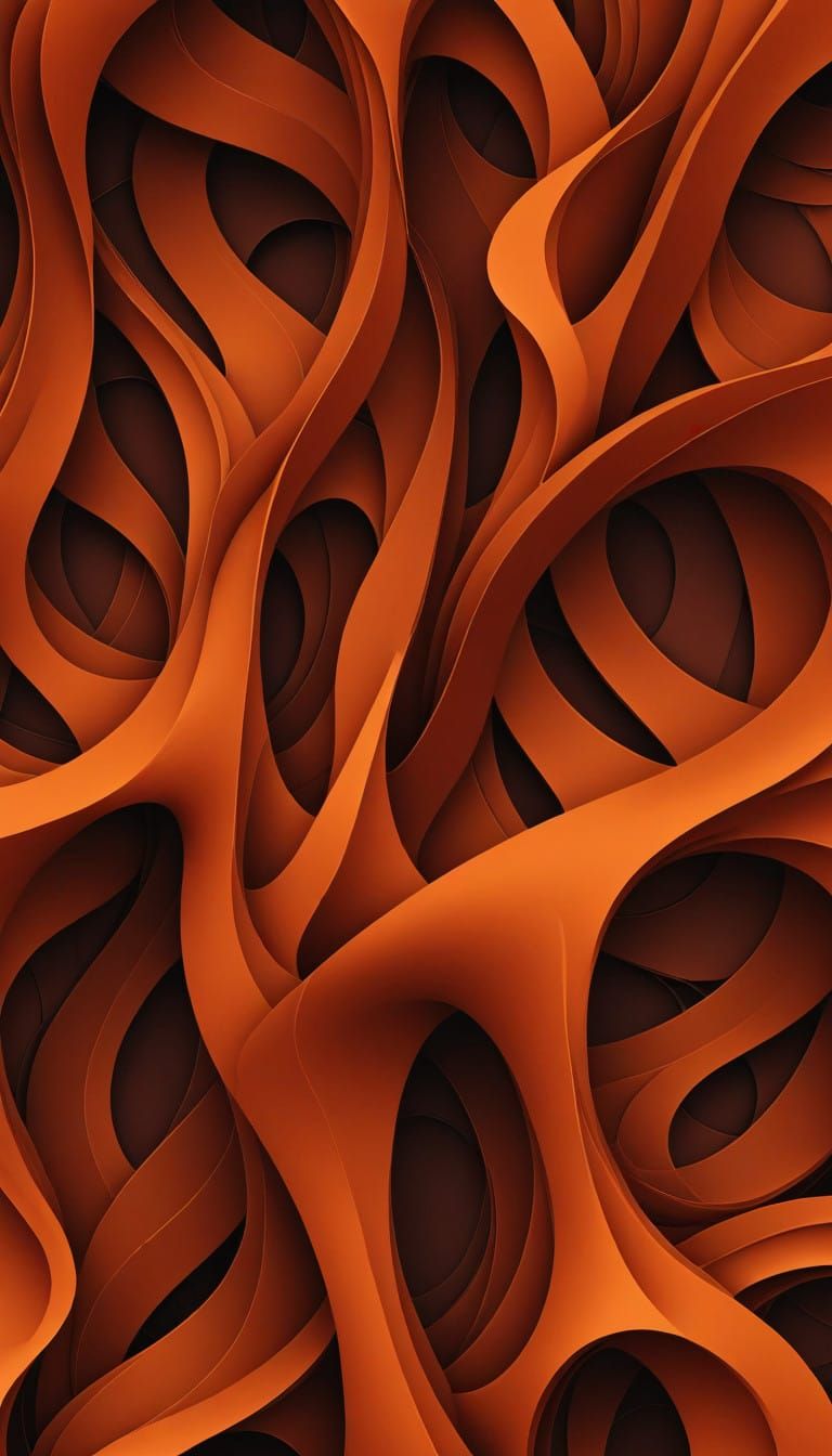 Intricate 3D Fractal Pattern in Zentangle Style