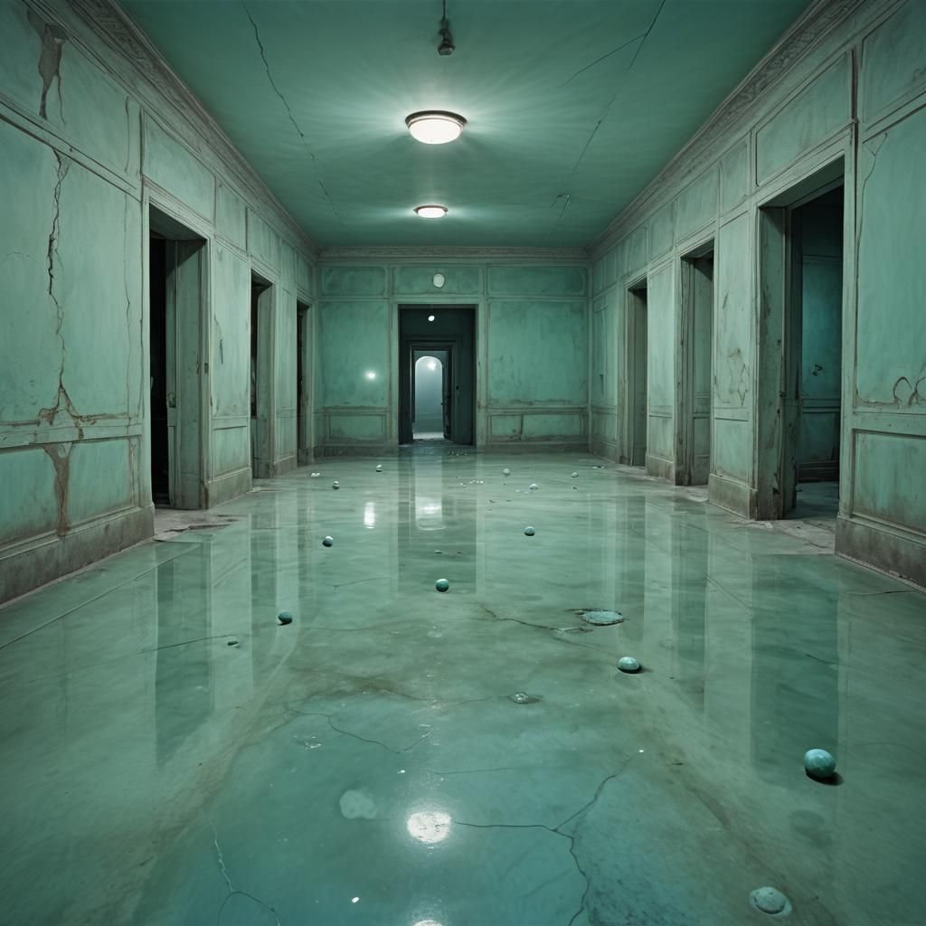 Unsettlingly Clean: A Surrealist Horror Scene