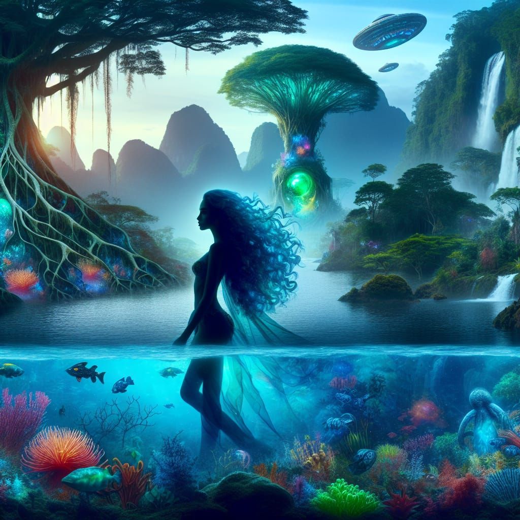 Underwater Utopia Besieged by Alien Invasion