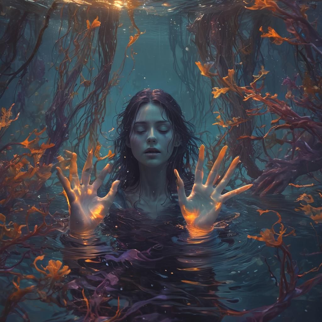 Ethereal Hands Reach from the Depths