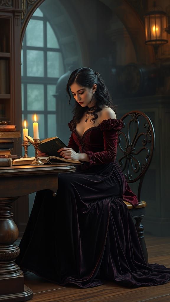 Gothic Goddess Studies Under Gaslight