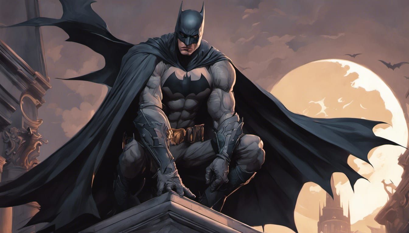 Batman, The Dark Knight, Gotham City Portrait