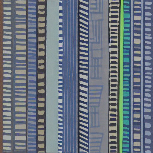 Vibrant Geometric Pop Art in Bold Oil Paint