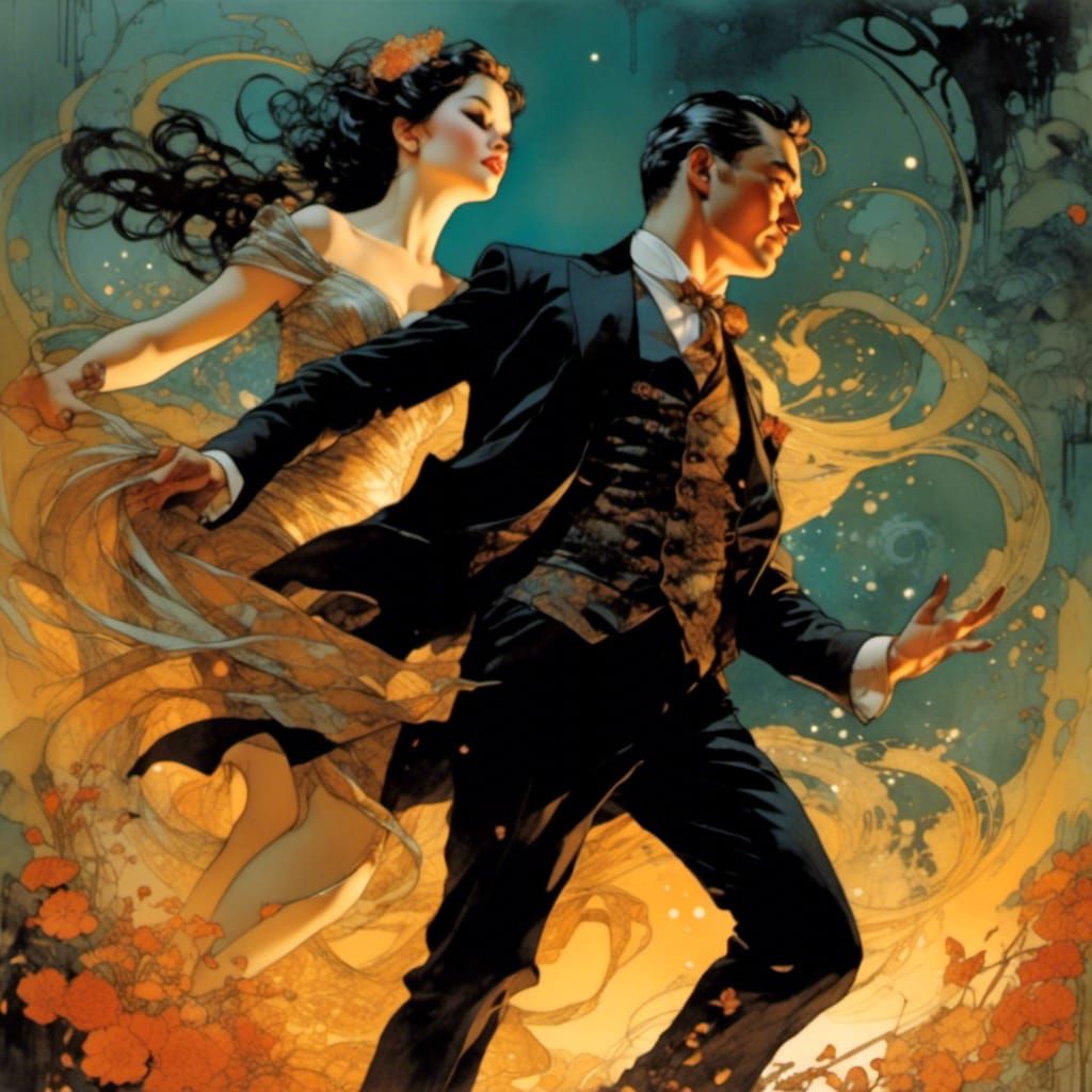 Stylized Watercolor Comic with 3D Shading