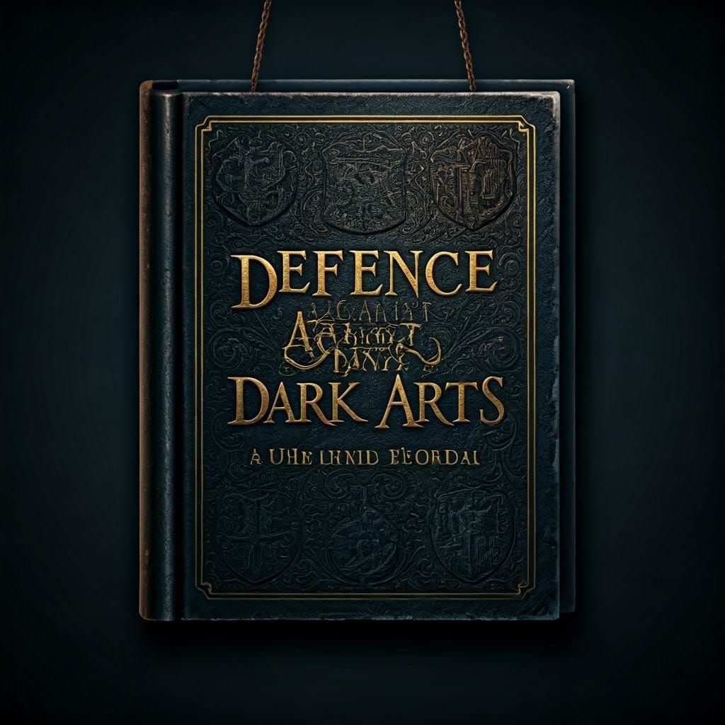 Hogwarts Dark Arts Textbook Cover Art