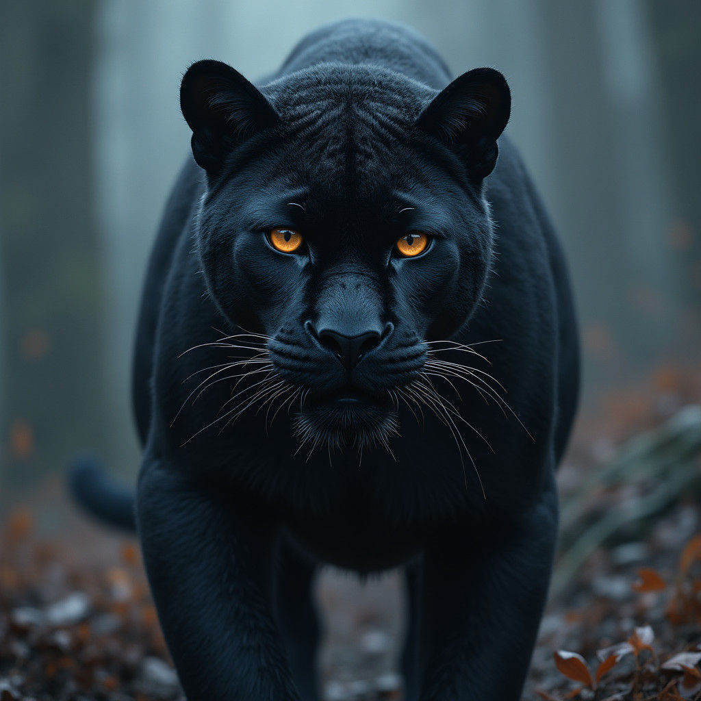 Black Panther as Blackbolt in Fantasy Concept Art