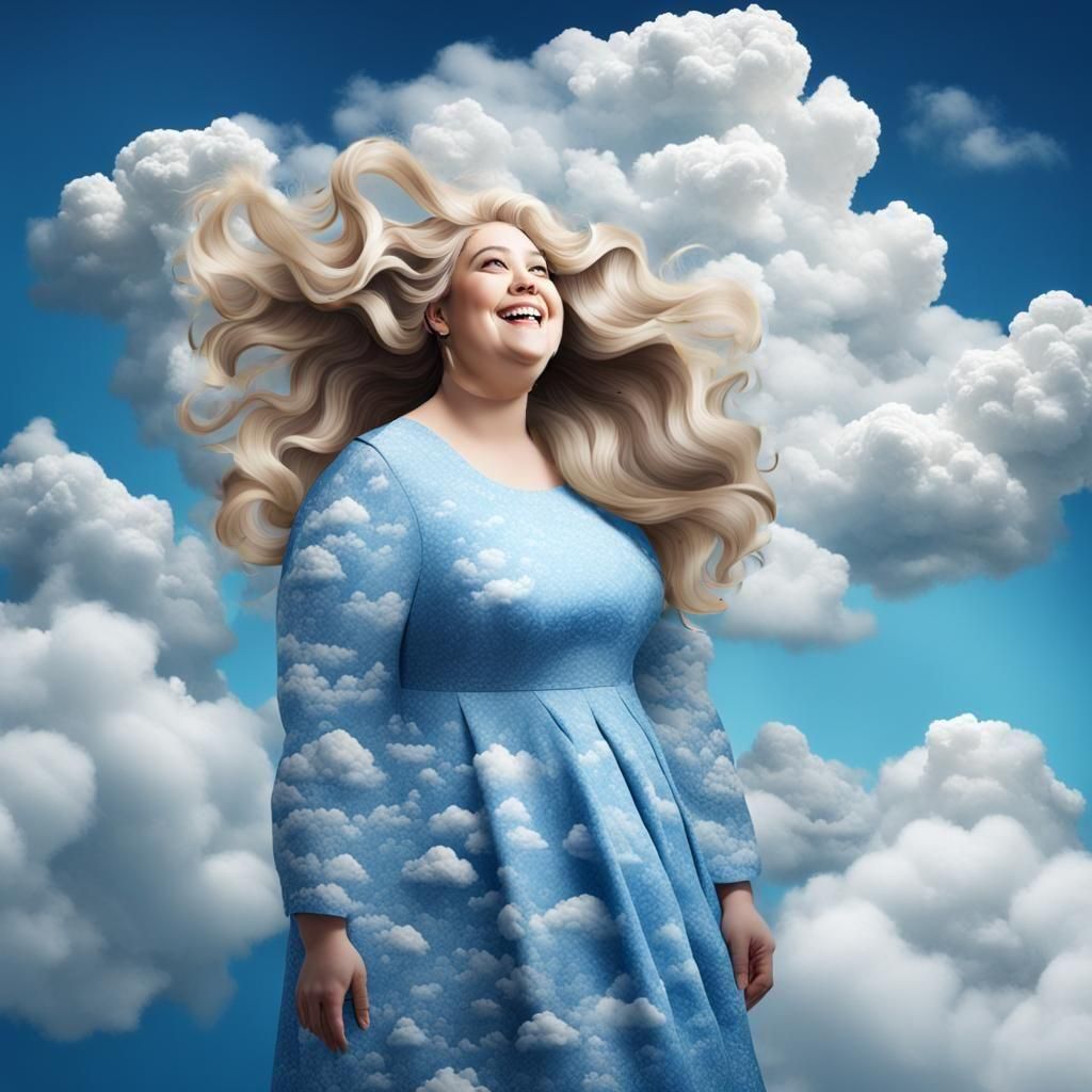 Elegant White Wavy Hair