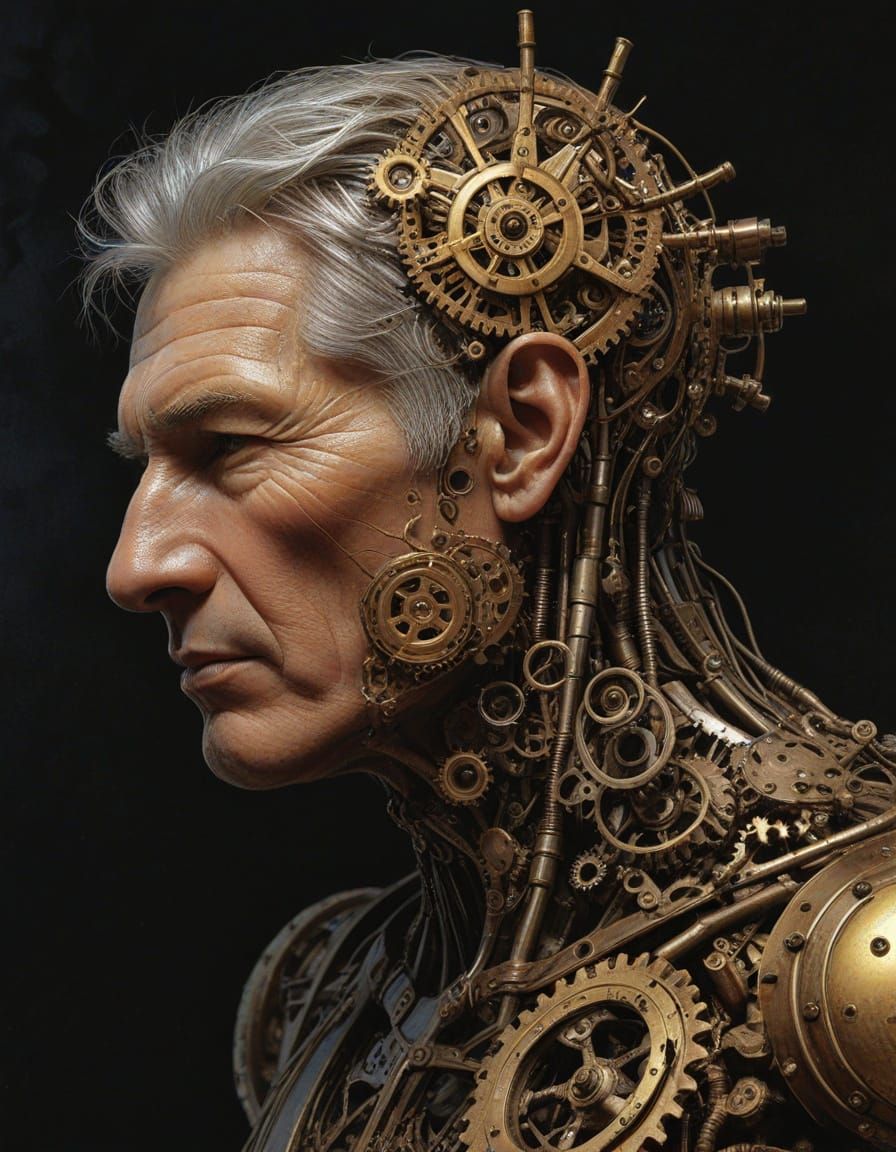 Steampunk Richard Gear in Intricate Clockwork