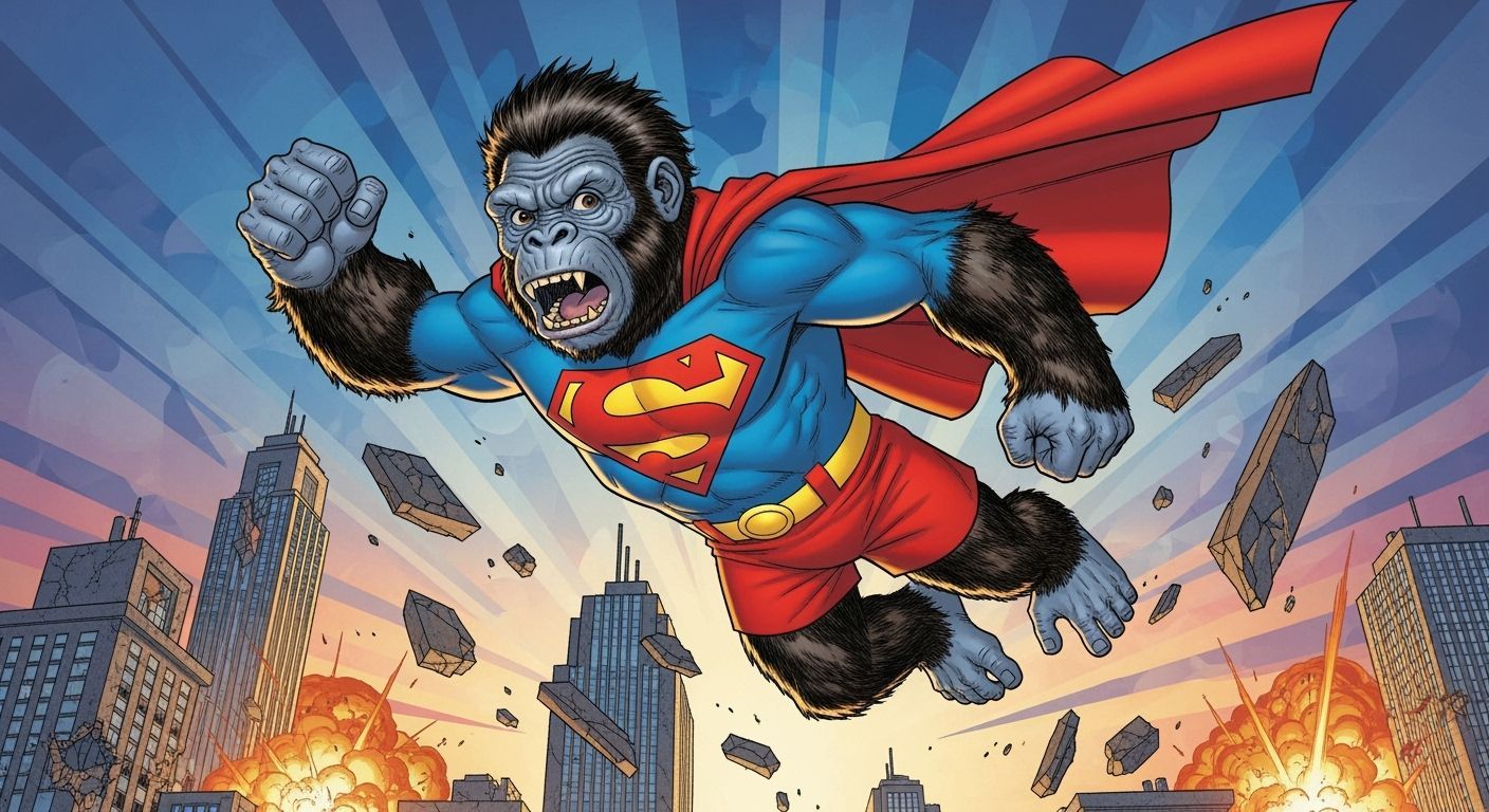 King Kong as Superboy