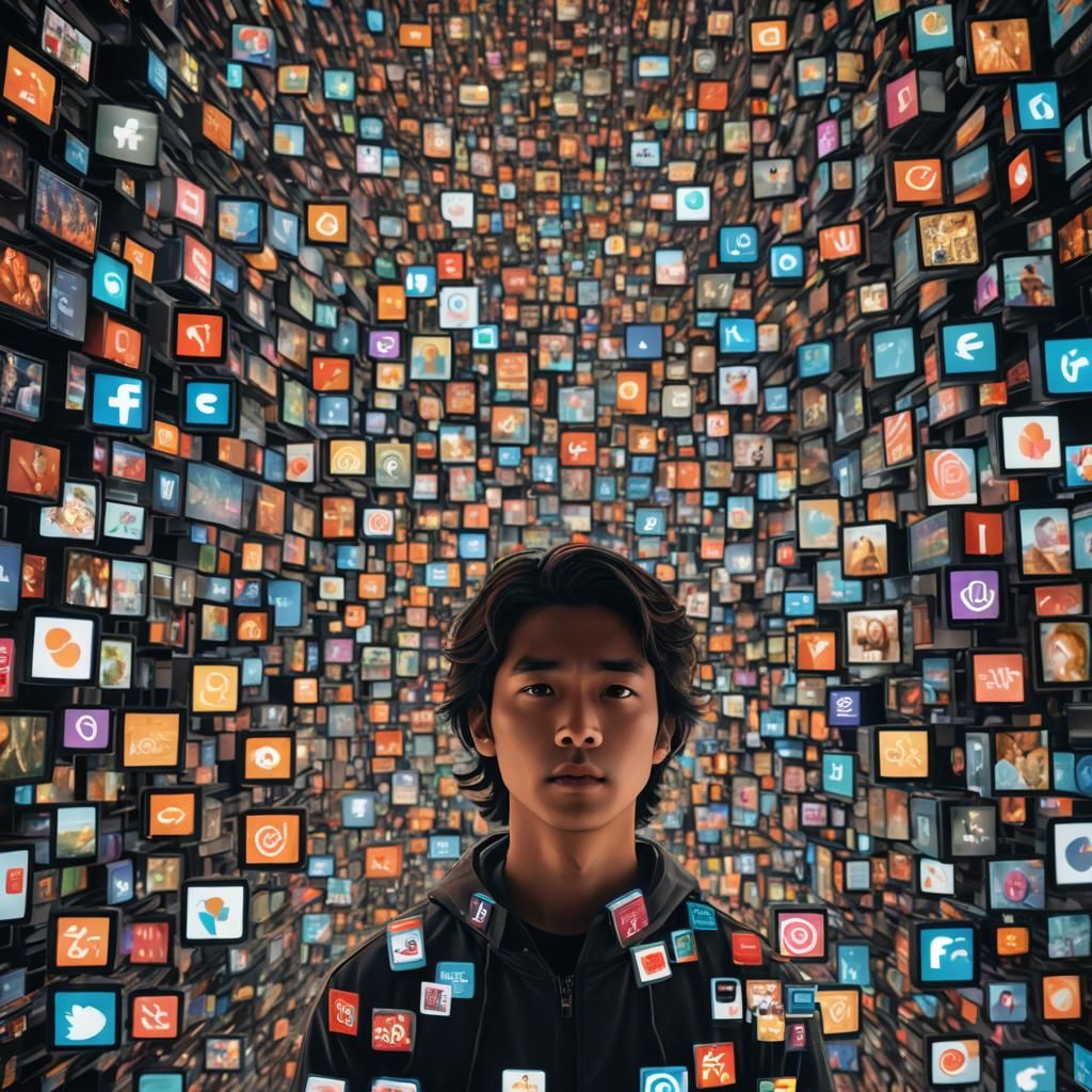 Overwhelmed by Digital Content: Matte Painting