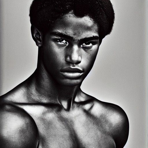 Young Hercules Portrait in Fashion Photography Style