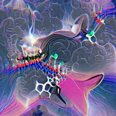 Vivid Abstract Explosion of Sensory Overload