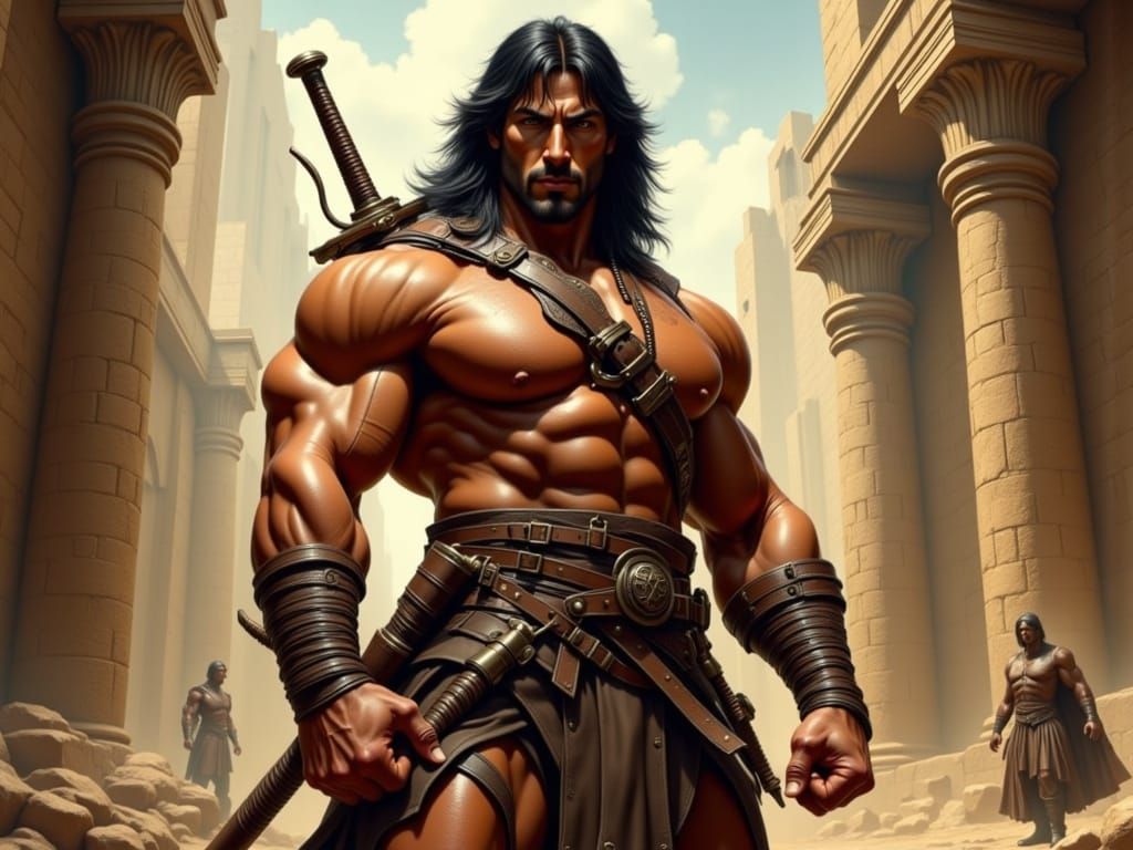 Conan the Barbarian Ready for Battle