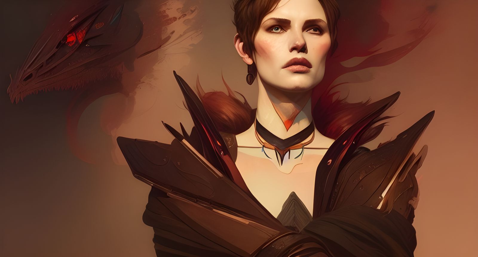 Portrait of Hawke: Fantasy Concept Art