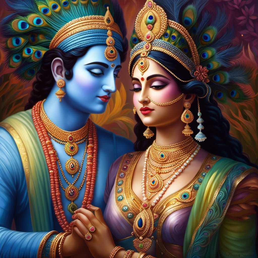 Krishna and Radha