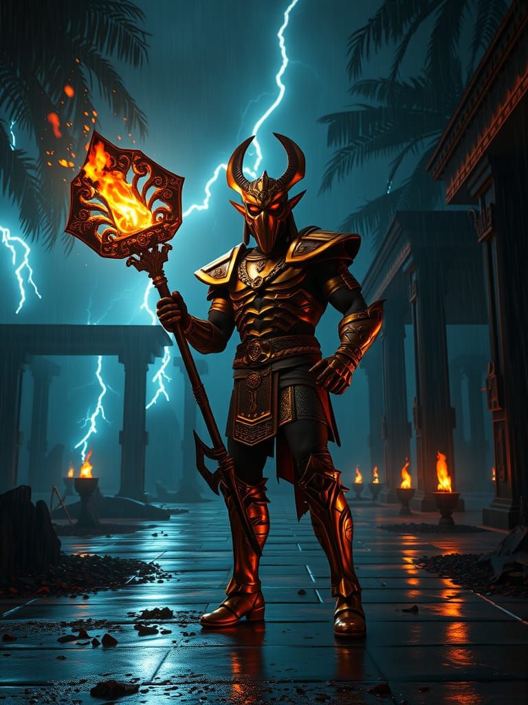 Kotal Kahn in Rain-soaked Jungle Temple