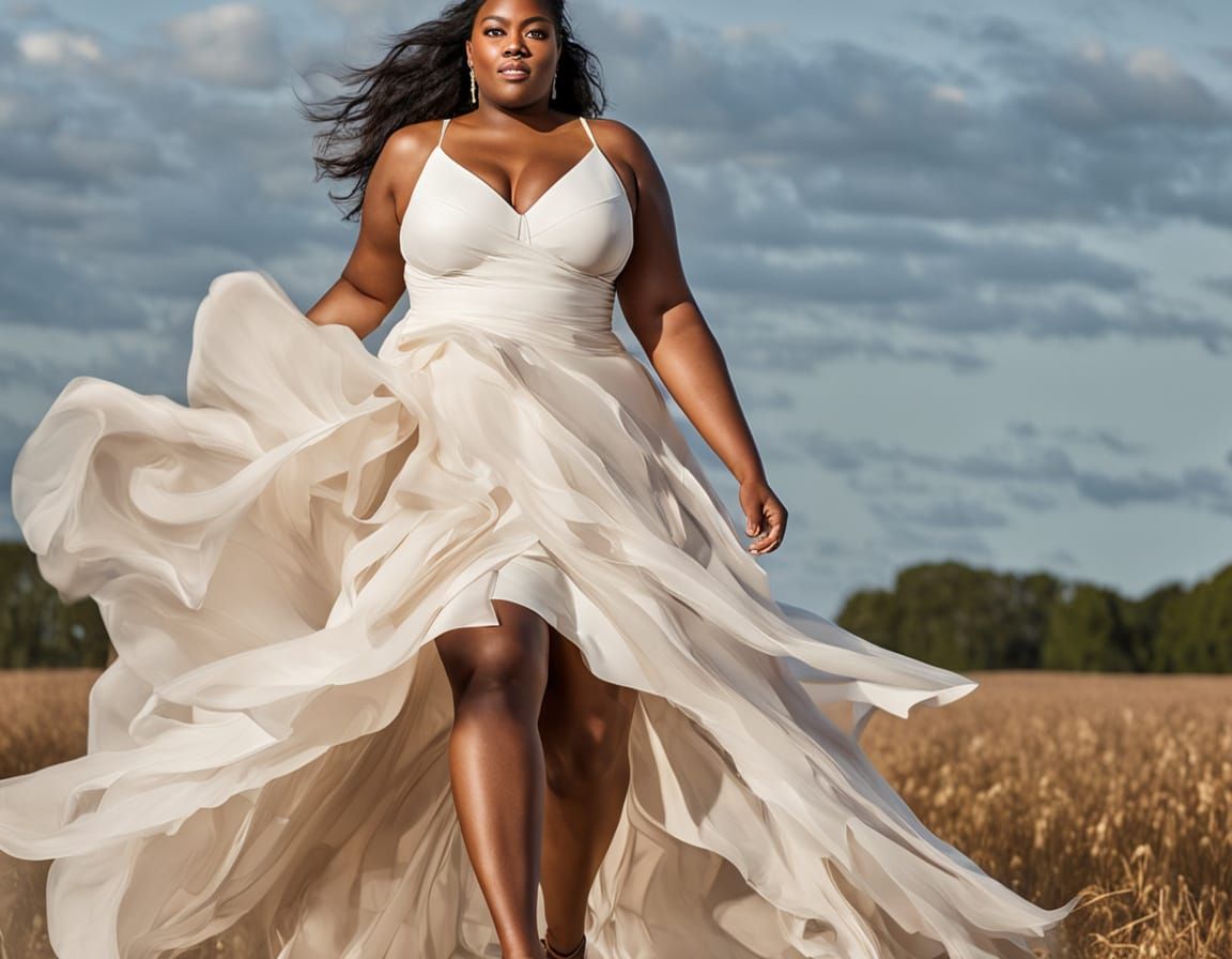 Haute Couture Fashion Show with Farmhouse Inspired Dress