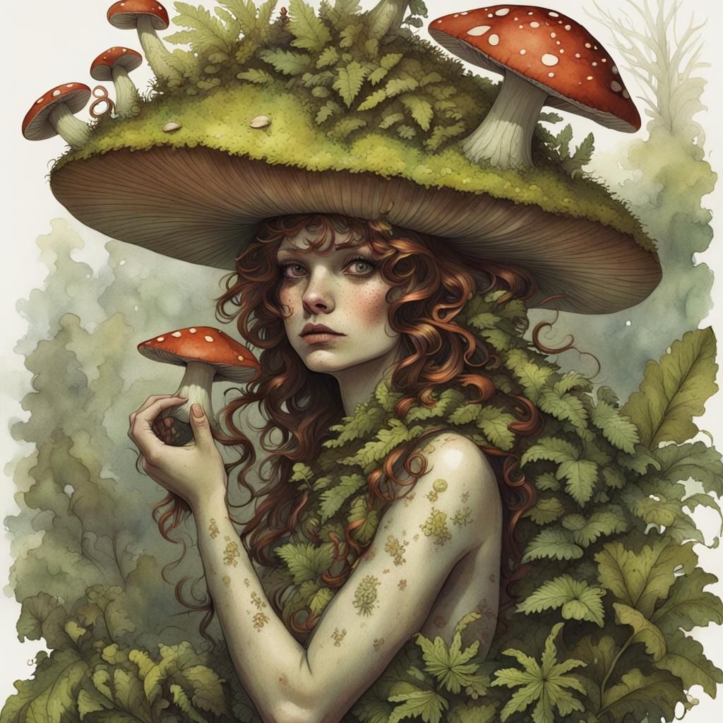 Mushroom Goblin Goddess of the Undergrowth