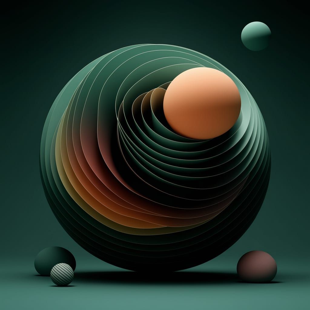 Dramatic Ultraminimal Concept Art in Vorticism Style