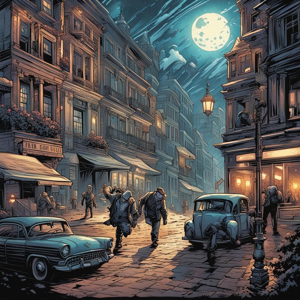 Merci in Comic Book Art Style