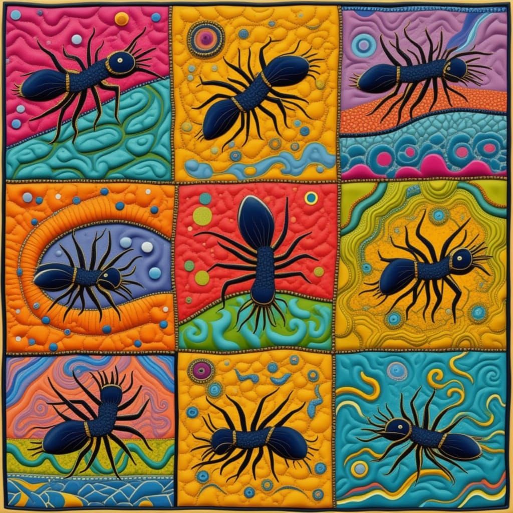 Ants Marching in Geometric Squares