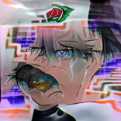 Solitary Figure in Desolate Landscape