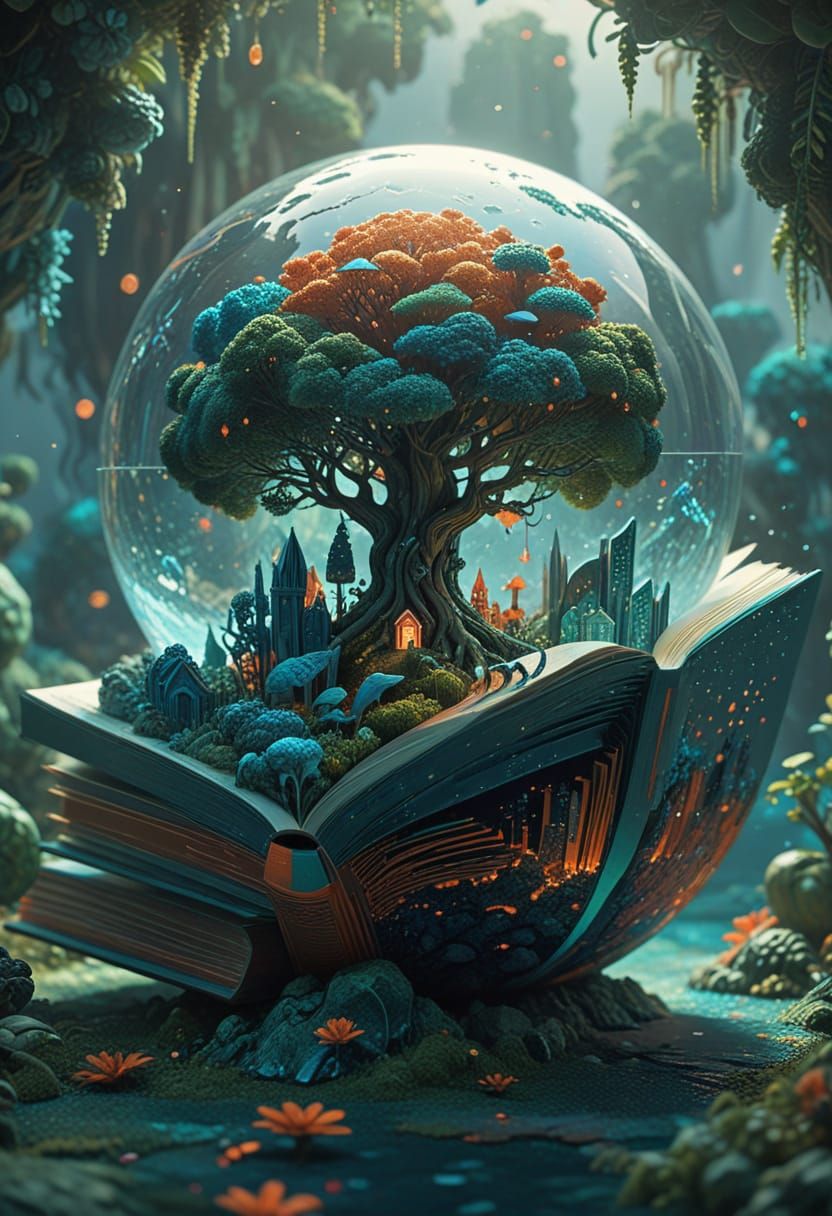 قصص للأطفال من تصميم الذكاء الاصطناعي وخلف اليد والكتاب المت...