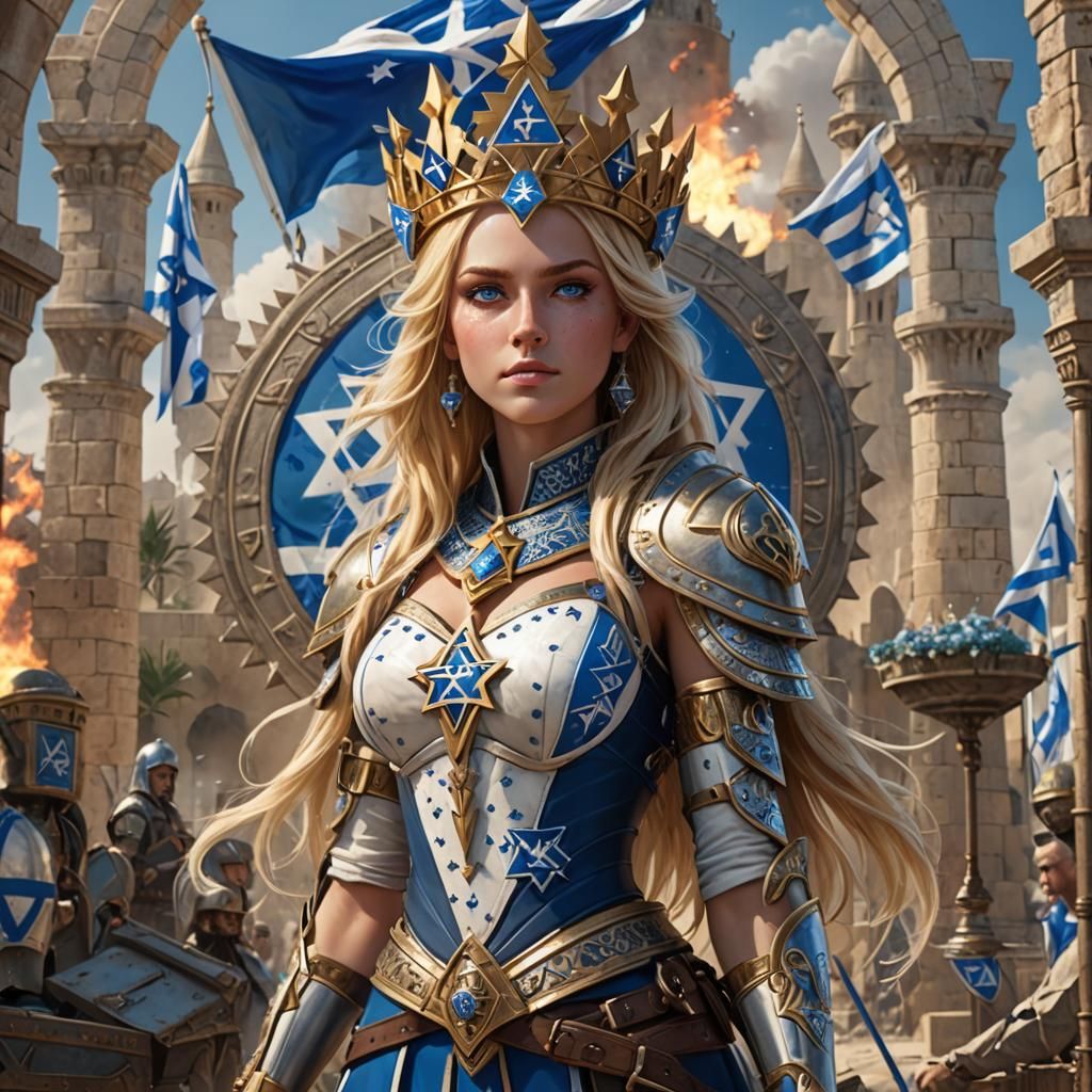 Israeli Queen with Star of David Armor