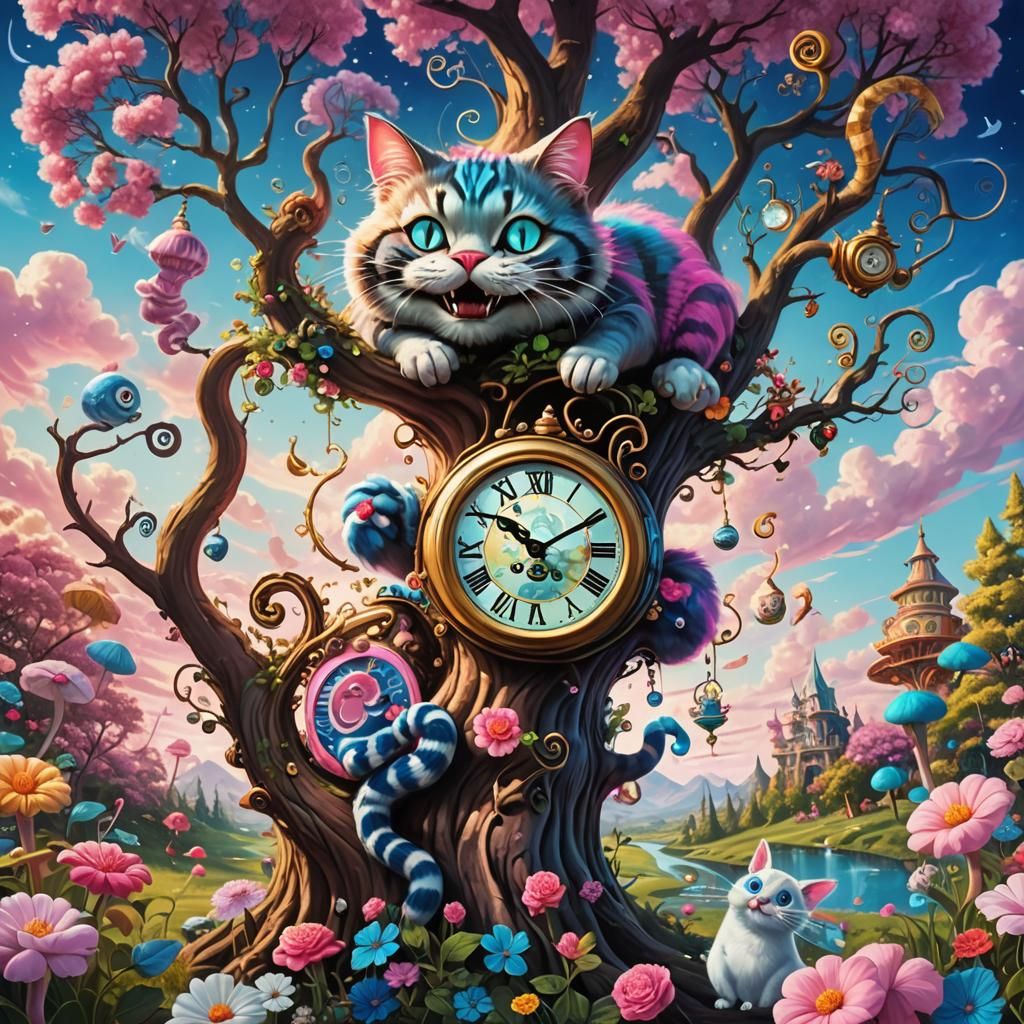 Alice in Wonderland: Psychedelic Dreamscape