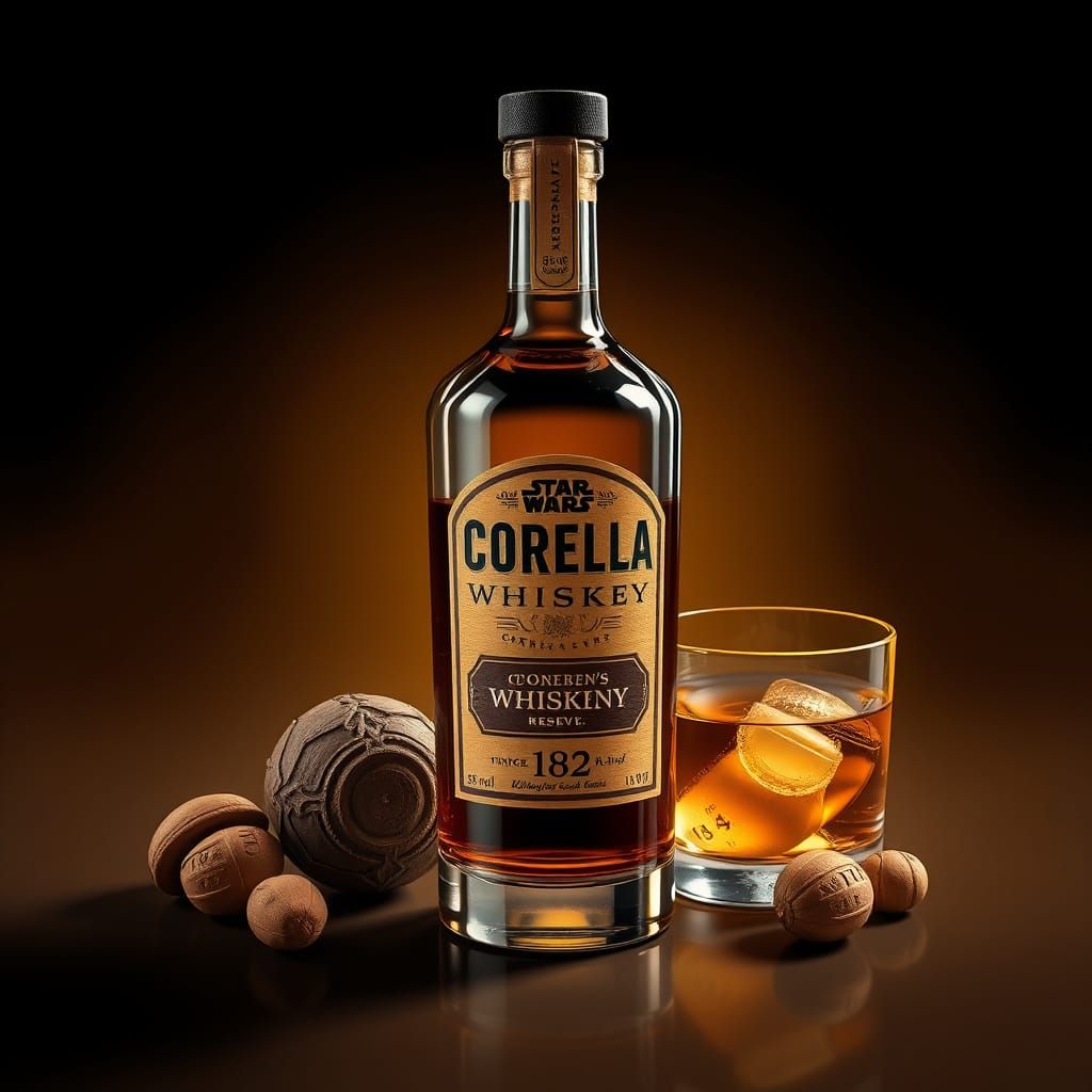Corellian Whiskey in Traditional Ryshcate