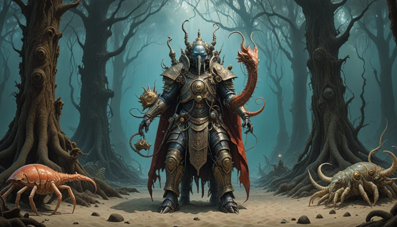 DR MOREAU'S FUNNY BONE HYBRID SAMURAI ELEPHANTINE CRYPTID MO...