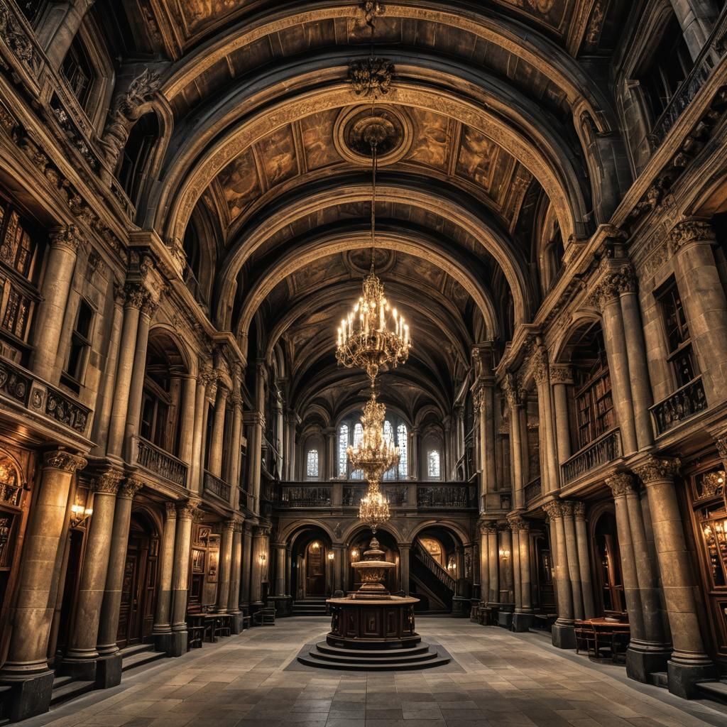 Edifice of Grandeur: Riches, Beauty, and Shadows