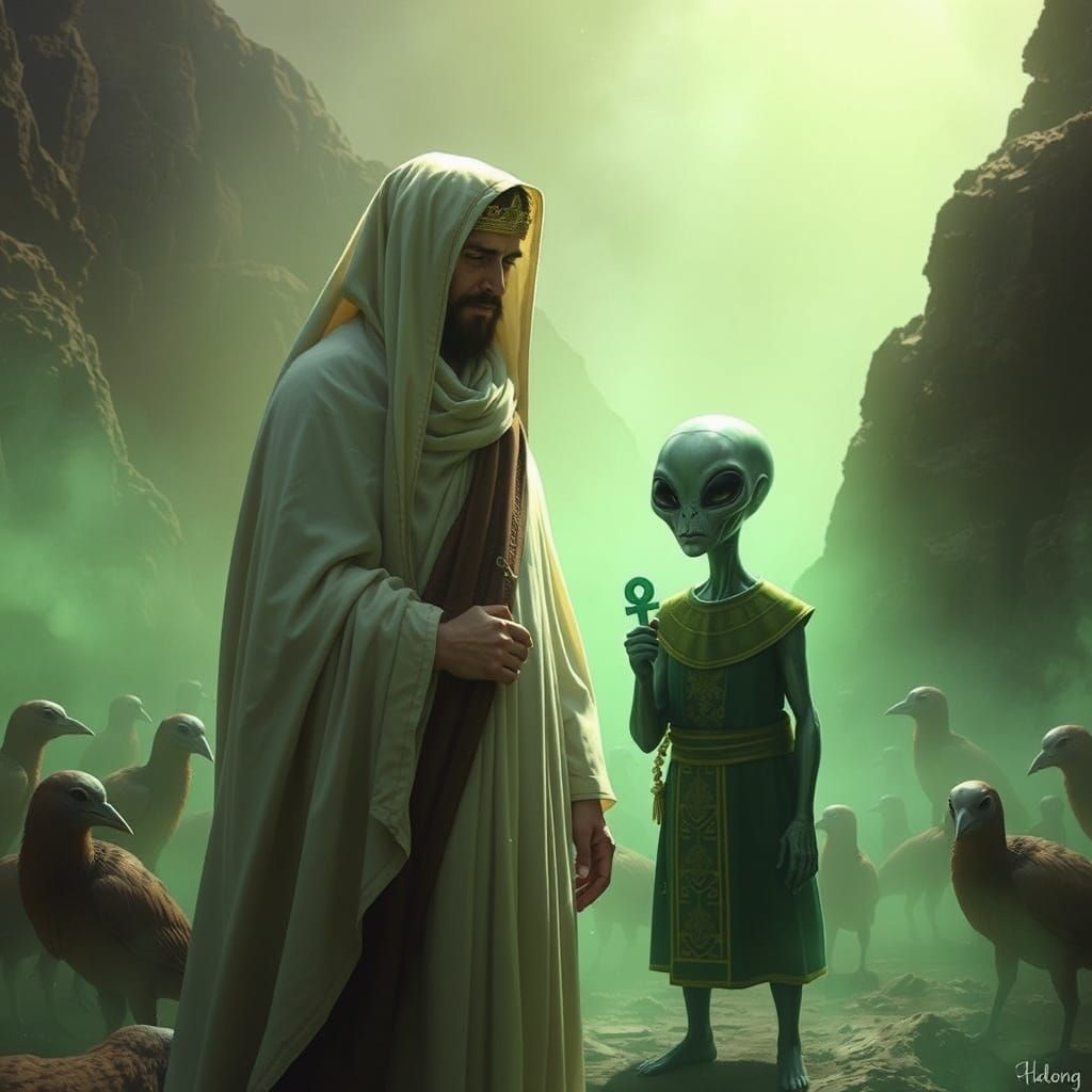 Mummy, Moses, and Alien in Valley of the Kings