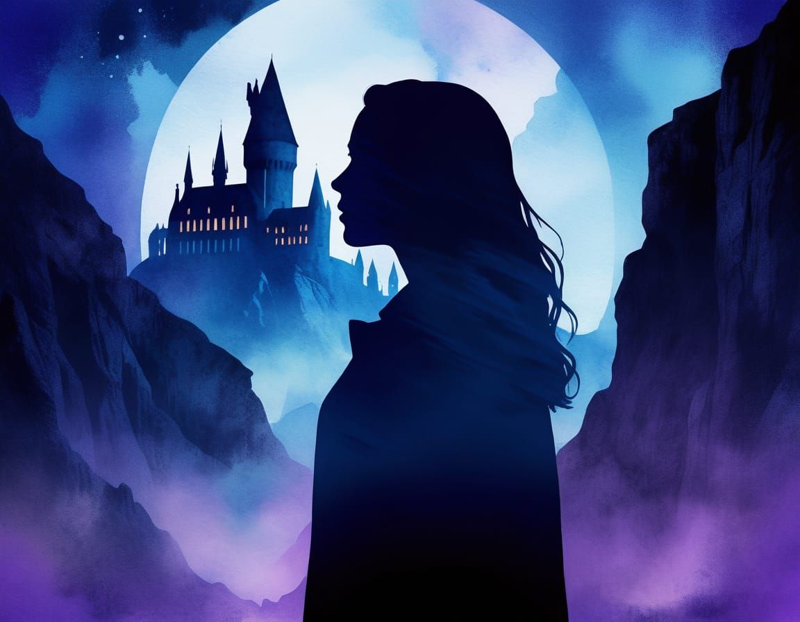hermione - a hogwarts silhouette