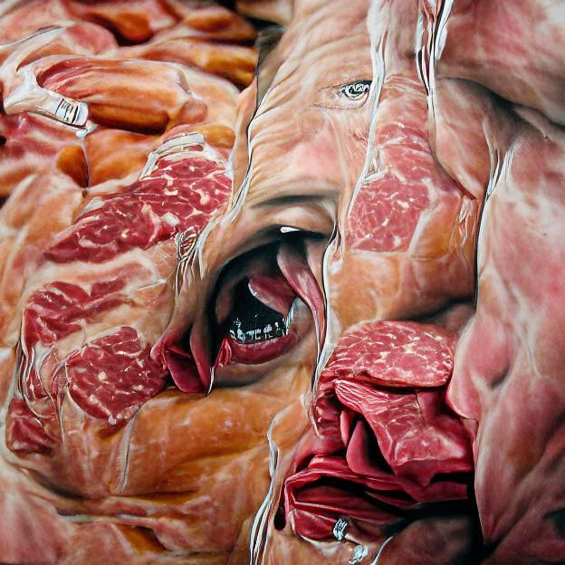 Meat World Hyperrealism