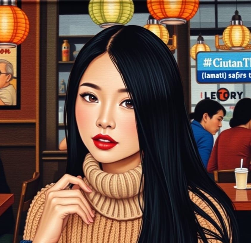 Rachel (Woven tapestry surrealism)