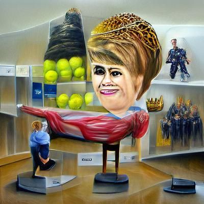 Queen of Scotland: A Majestic AI Portrait