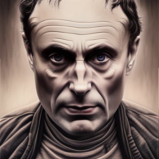 Ominous Figure as Intricate Digital Artwork